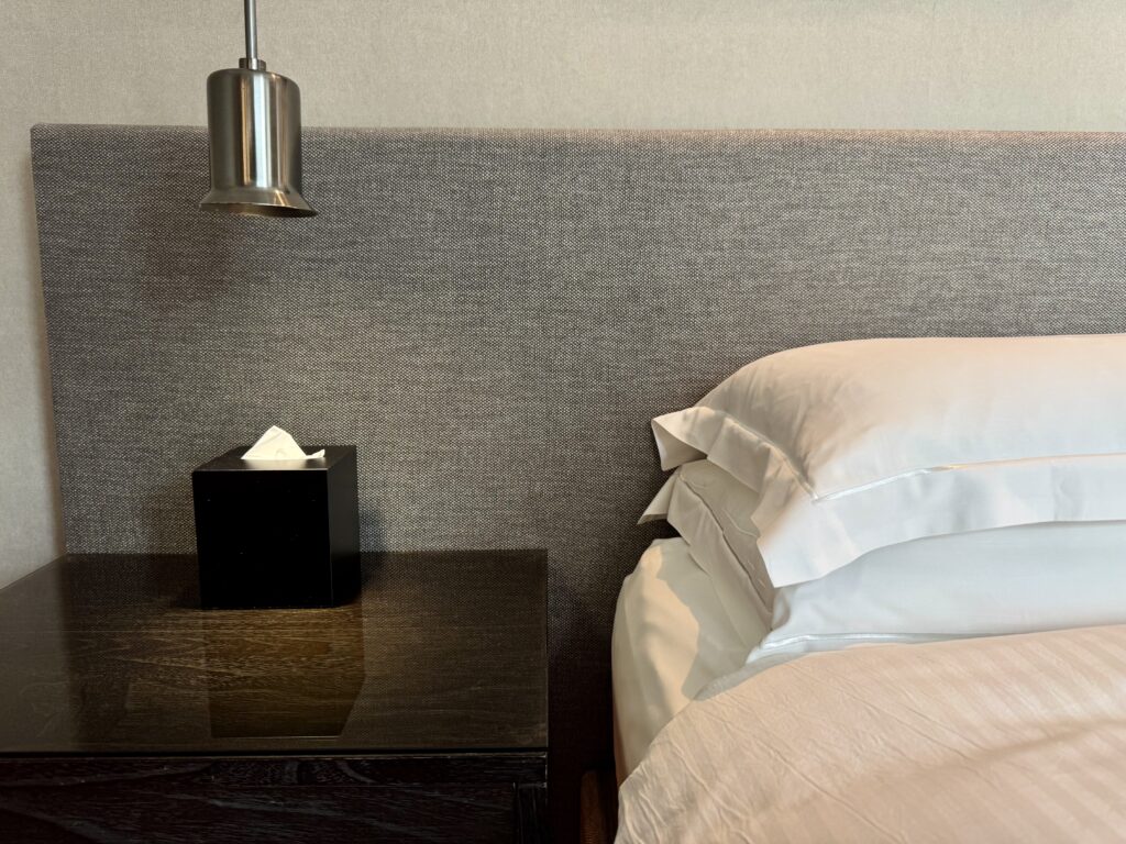 ハンブルハウス台北 プレミアルーム ベッドサイド