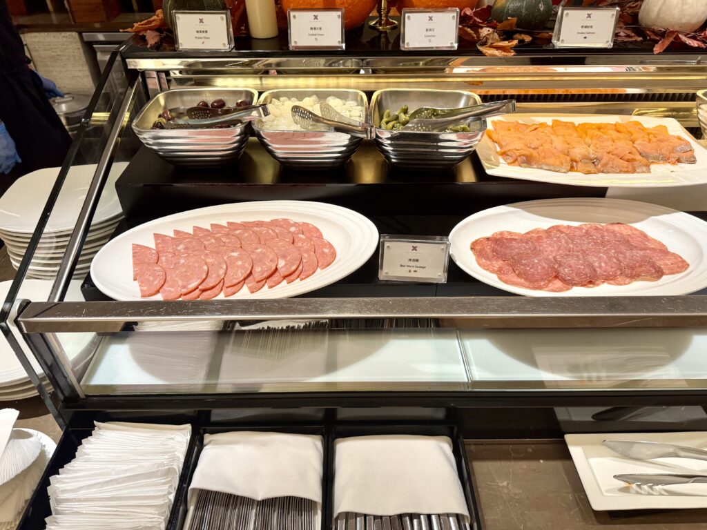 ハンブルハウス台北 朝食ビュッフェ ハム