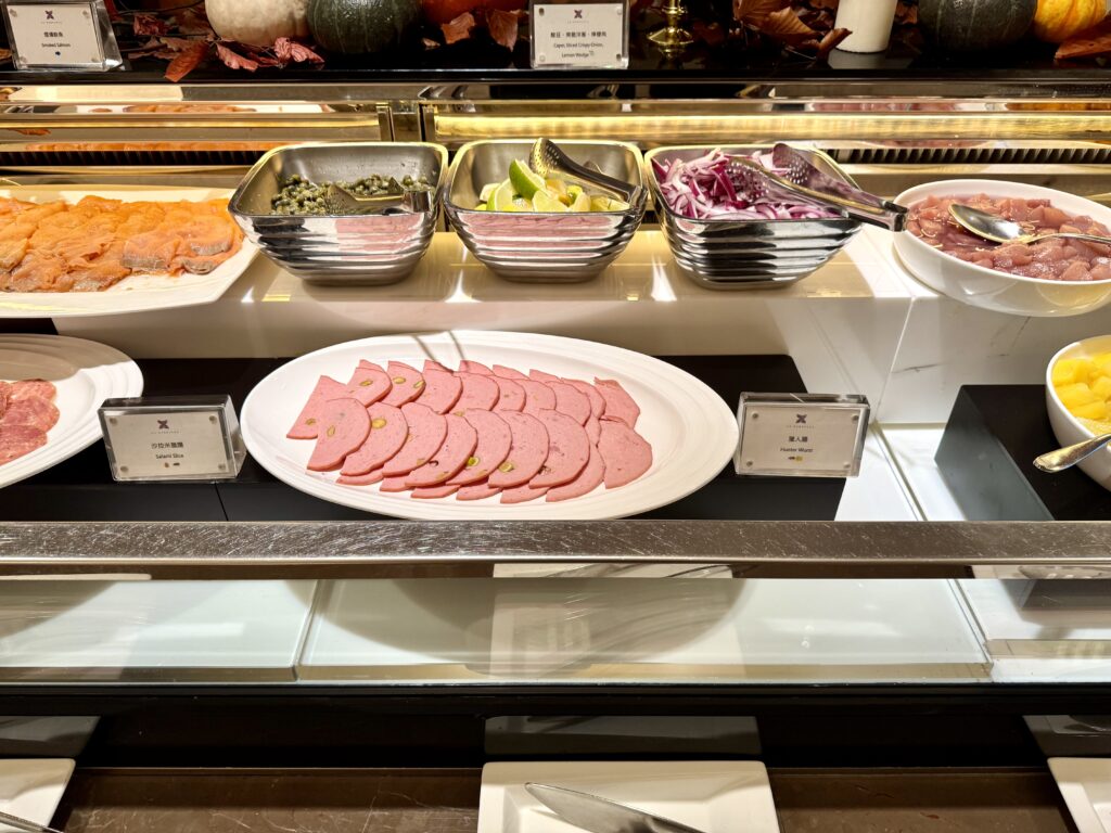 ハンブルハウス台北 朝食ビュッフェ ハム