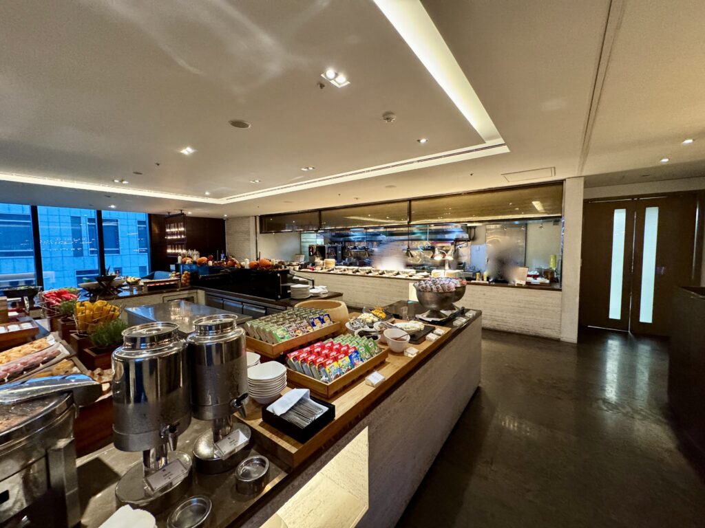 ハンブルハウス台北 朝食ビュッフェエリア