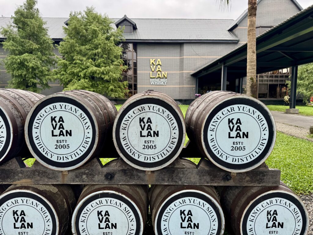 台湾 カバラン工場見学 ウイスキー樽