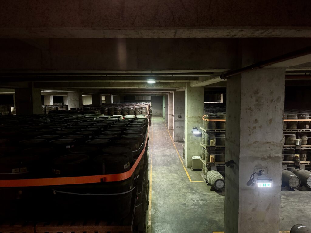 台湾 カバラン工場見学 貯蔵庫