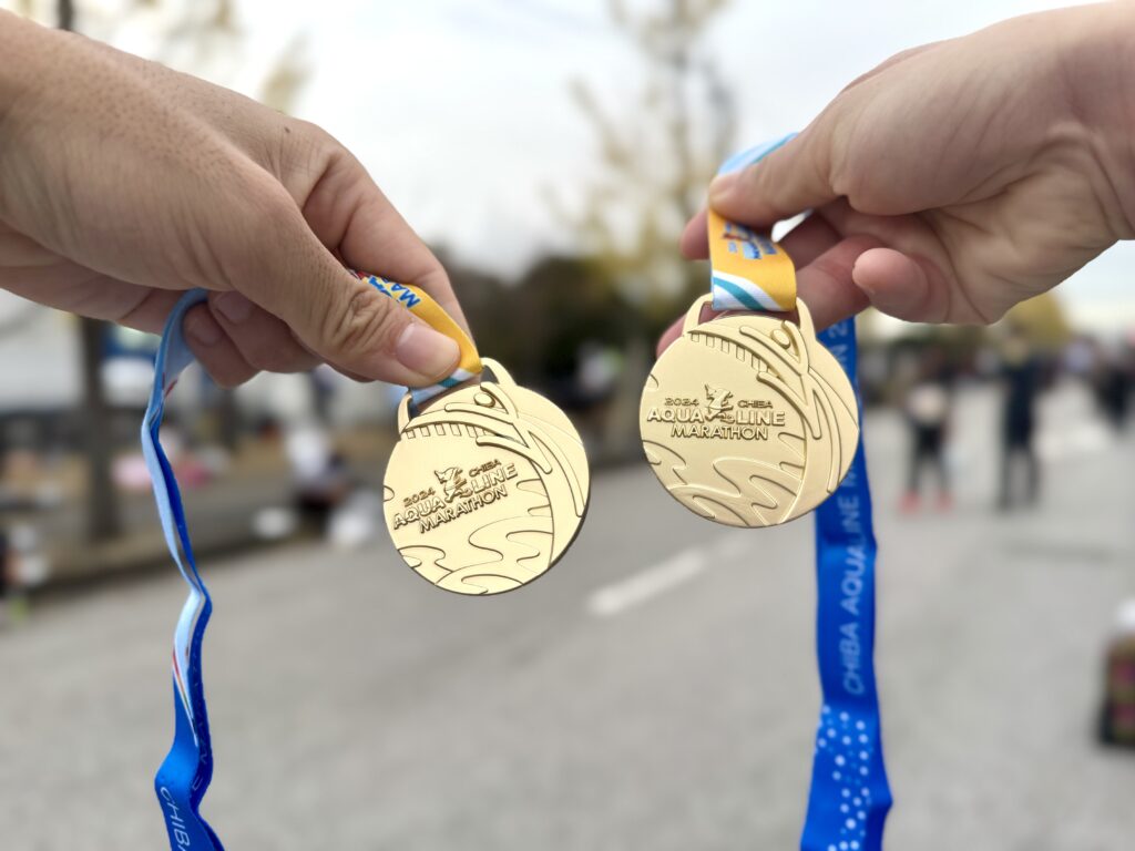 アクアラインマラソン 完走メダル