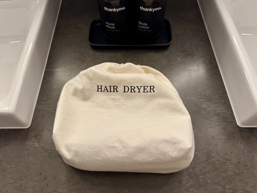 キャノピー大阪 ドライヤー 袋