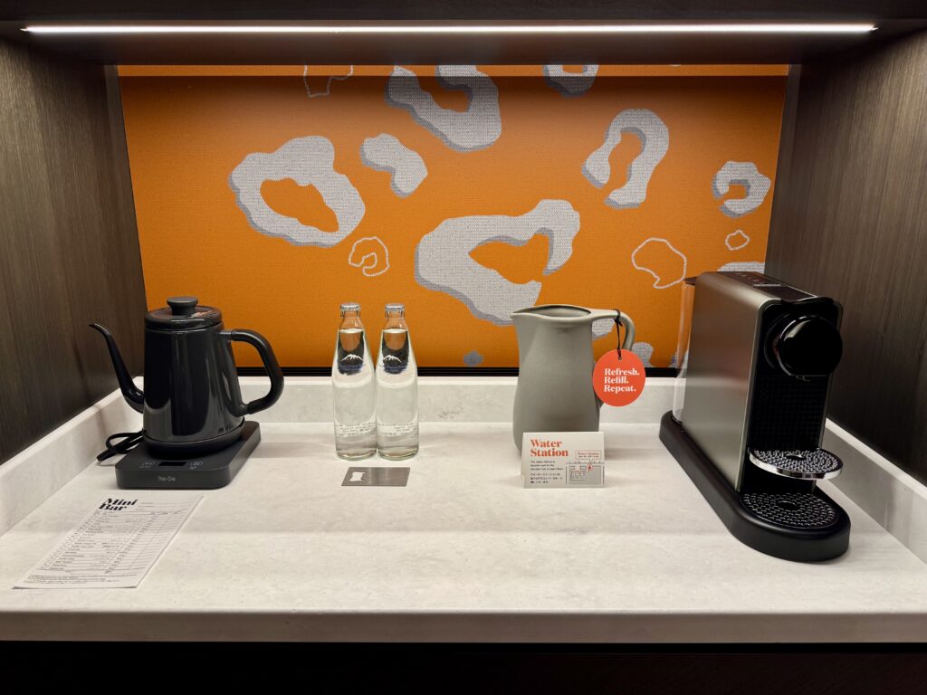 キャノピー大阪 コーナースイート ミニバー