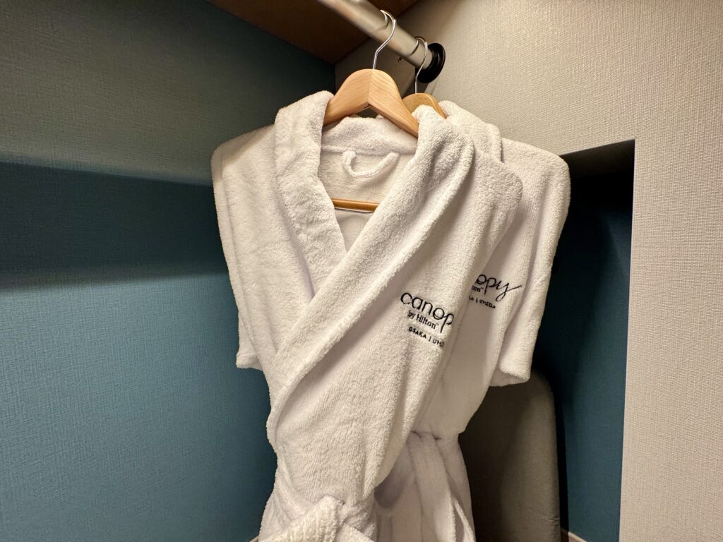 キャノピー大阪 バスローブ