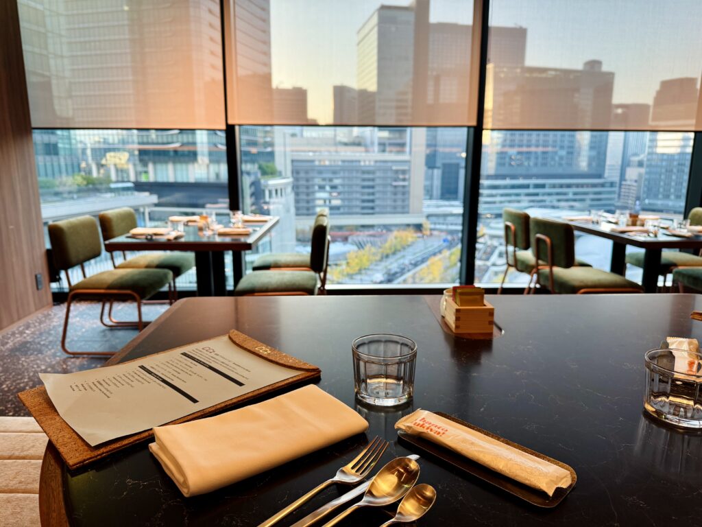 キャノピー大阪 朝食会場 眺望