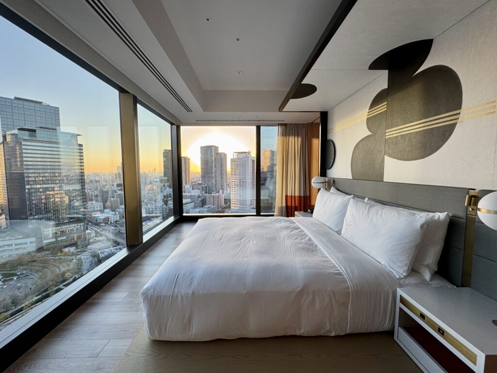 キャノピー大阪 コーナースイート 眺望 夕景