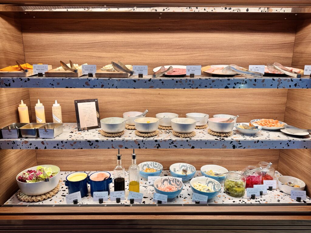 キャノピーbyヒルトン大阪梅田 朝食 サラダコーナー