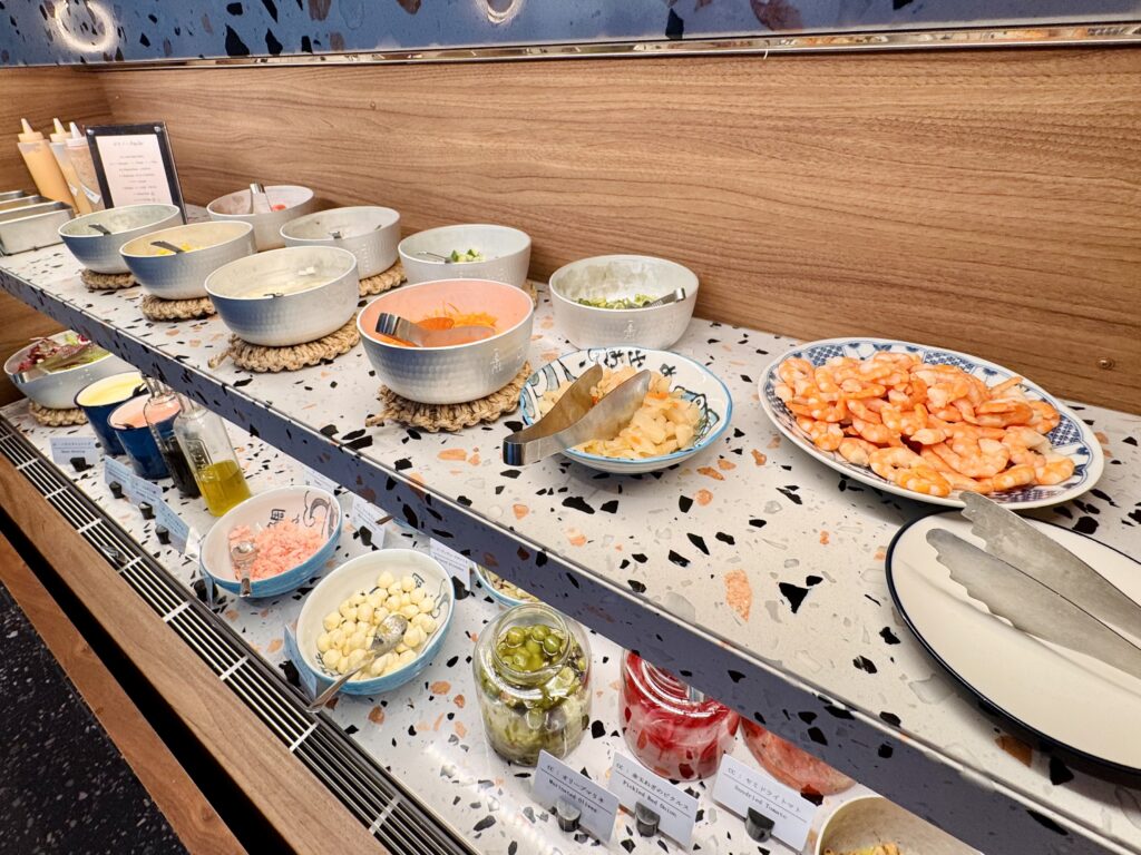 キャノピーbyヒルトン大阪梅田 朝食 サラダコーナー ポケバー