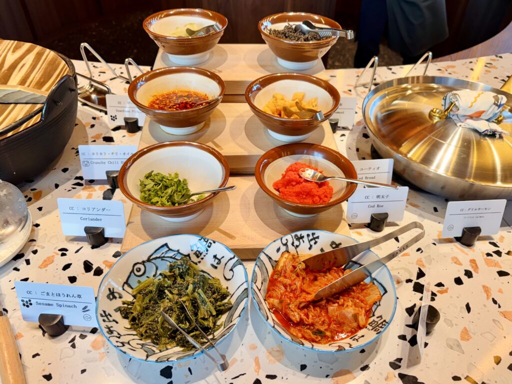 キャノピーbyヒルトン大阪梅田 朝食 ごはん/汁物コーナー