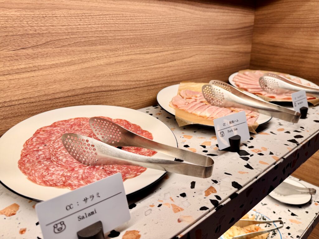 キャノピーbyヒルトン大阪梅田 朝食 サラダコーナー