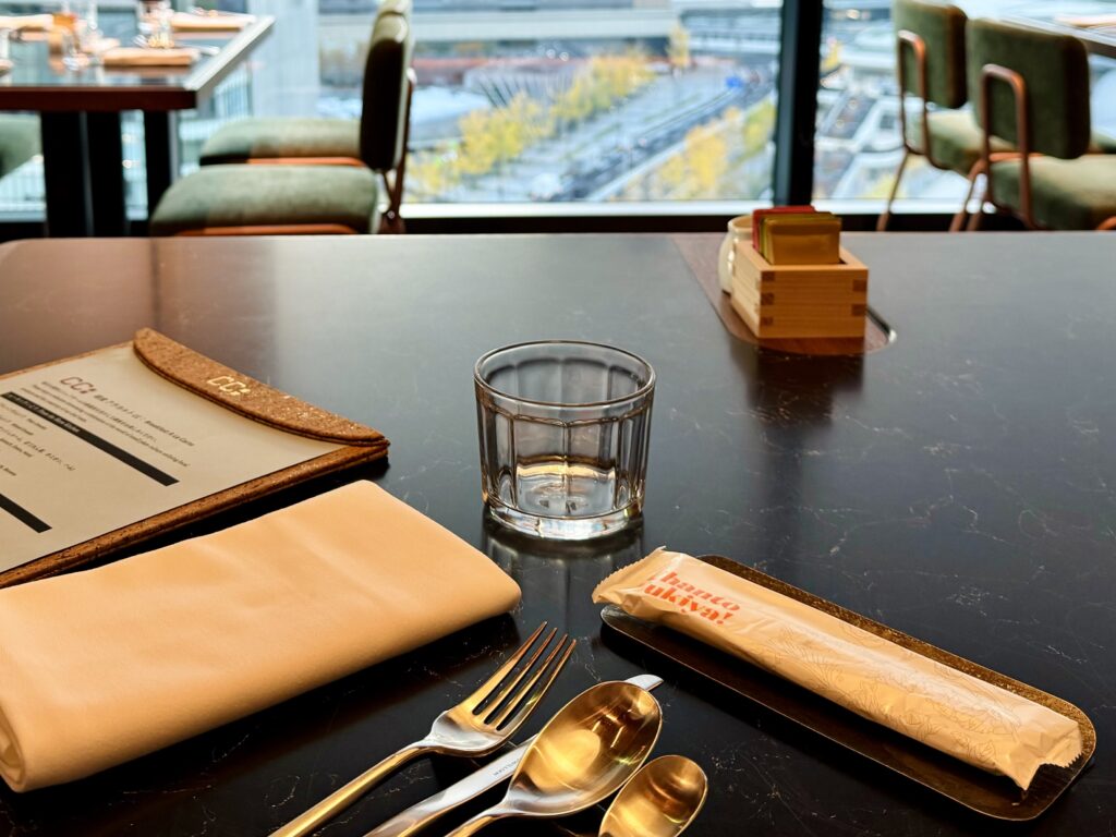 キャノピーbyヒルトン大阪梅田 朝食会場にて