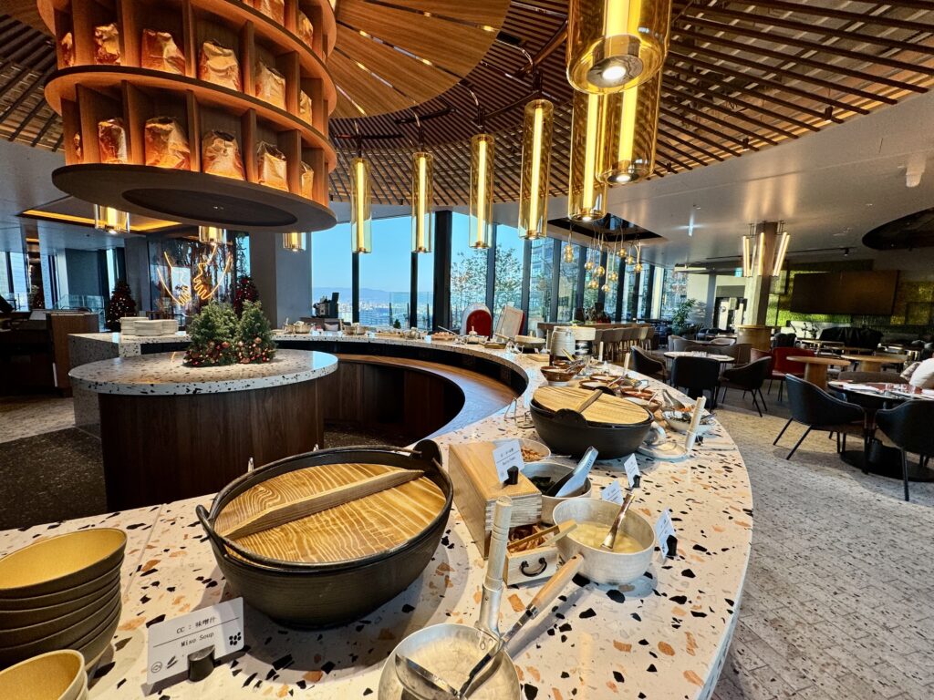 キャノピーbyヒルトン大阪梅田 朝食ビュッフェカウンター