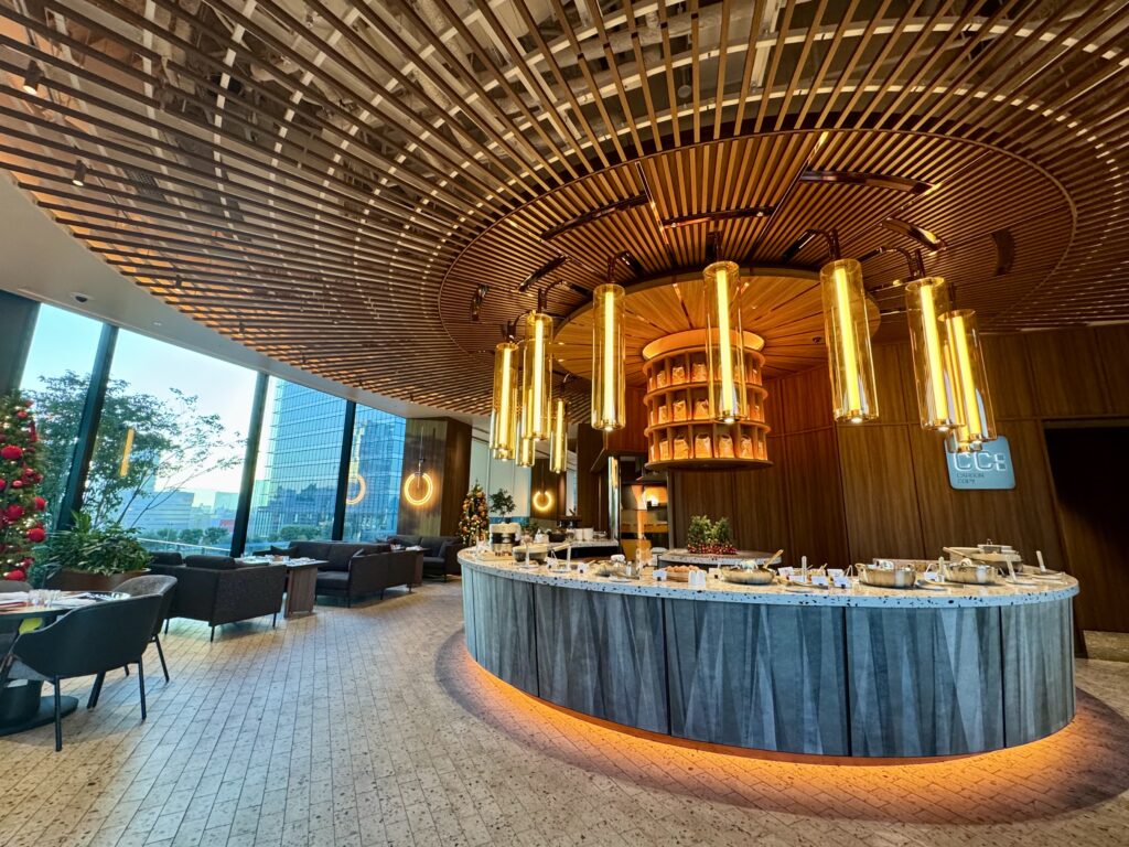 キャノピーbyヒルトン大阪梅田 朝食ビュッフェカウンター