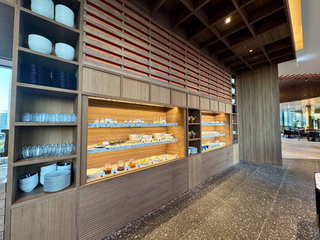 キャノピーbyヒルトン大阪梅田 朝食会場 ビュフェ台