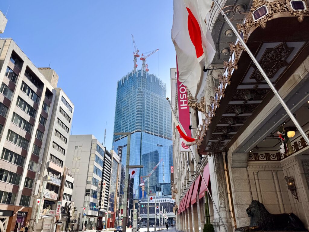 ウォルドーフアストリア東京日本橋 建設風景