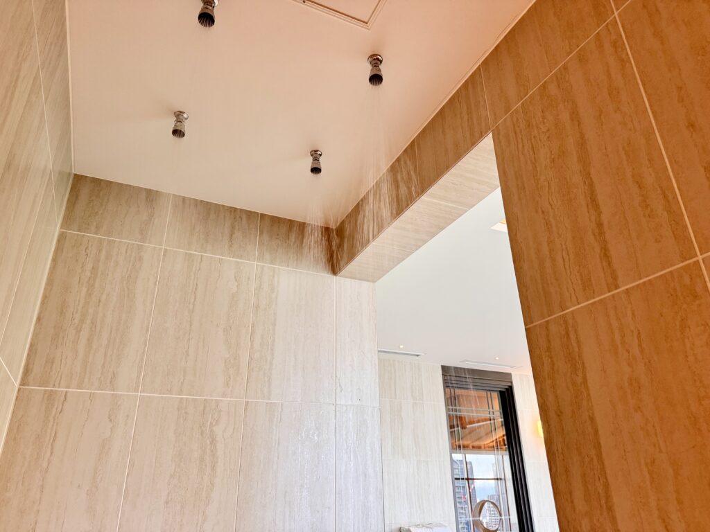 ウォルドーフアストリア大阪 プール入口