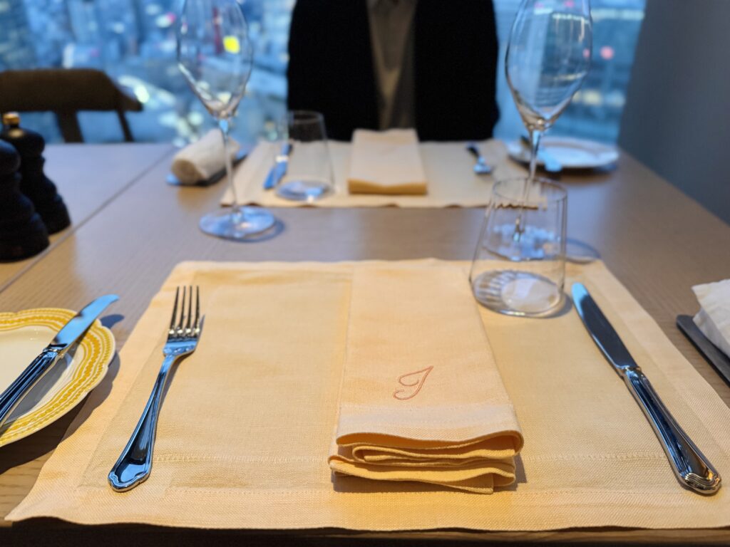 ウォルドーフアストリア大阪 ジョリーブラッセリー ディナー