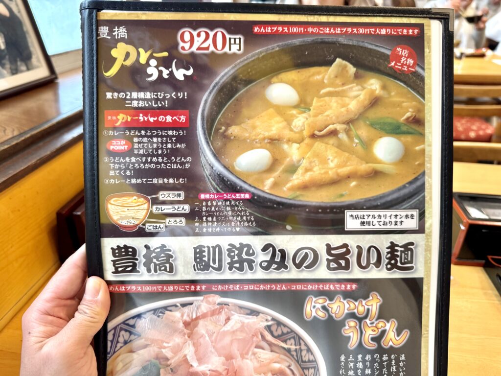 豊橋ハーフマラソン 大会前グルメ 瀬川本店 豊橋カレーうどん