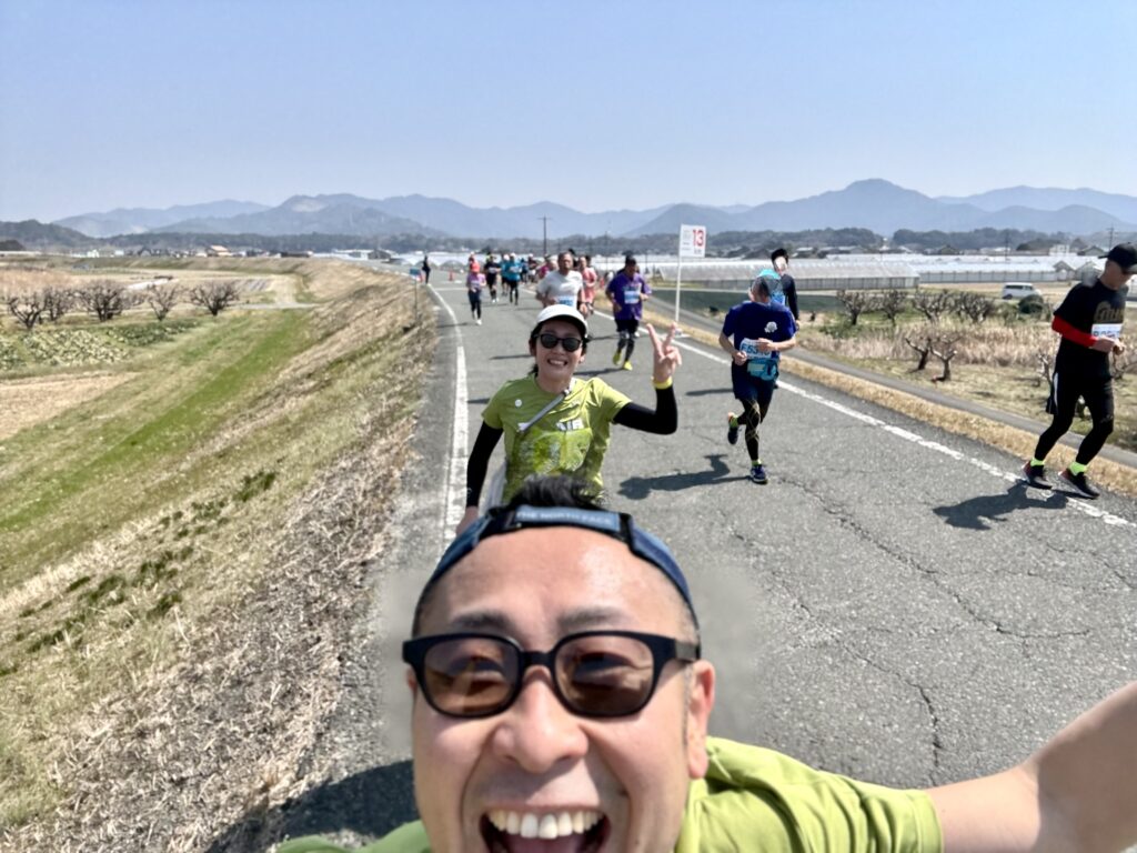 豊橋ハーフマラソン 風光明媚 記念撮影