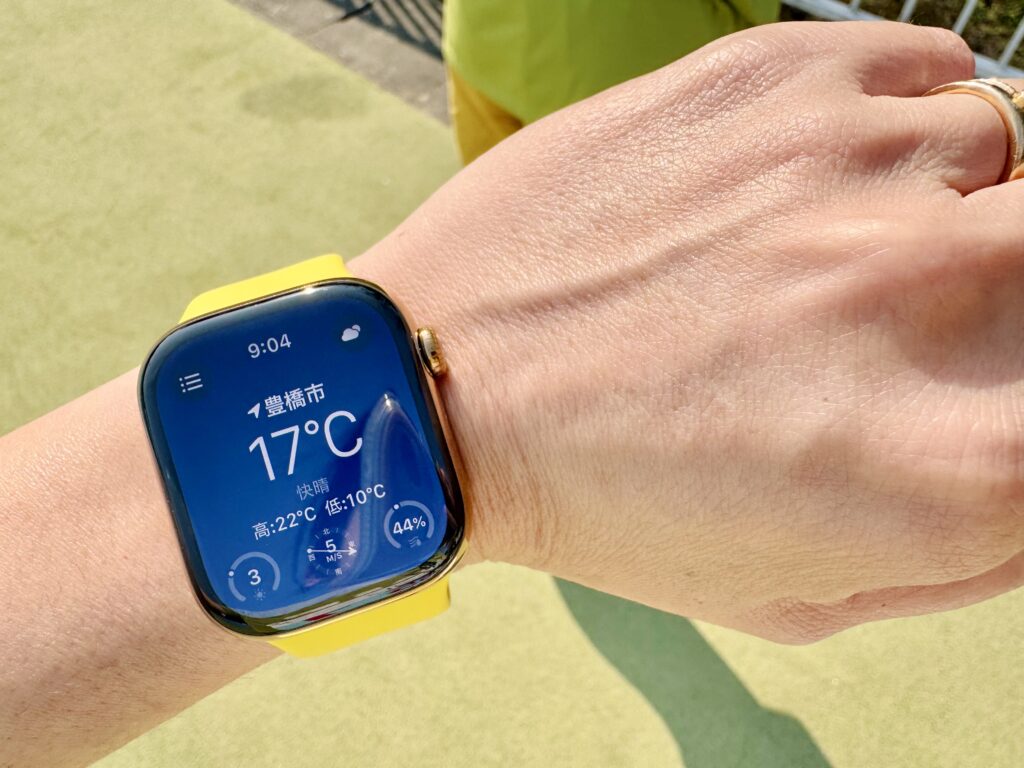 豊橋ハーフマラソン スタート前ですでに17℃