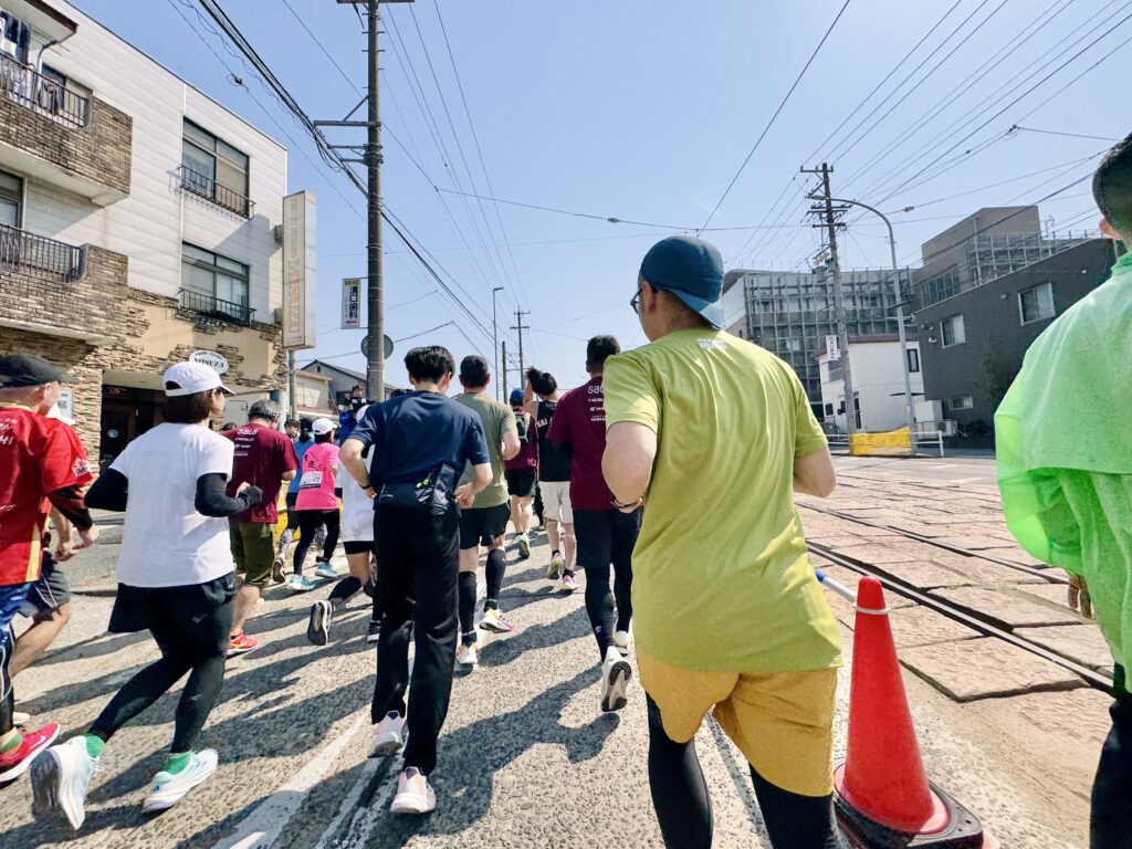 豊橋ハーフマラソン 大会中の様子