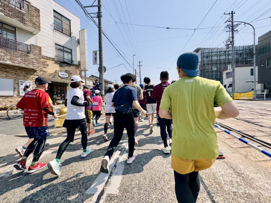 豊橋ハーフマラソン 大会中の様子