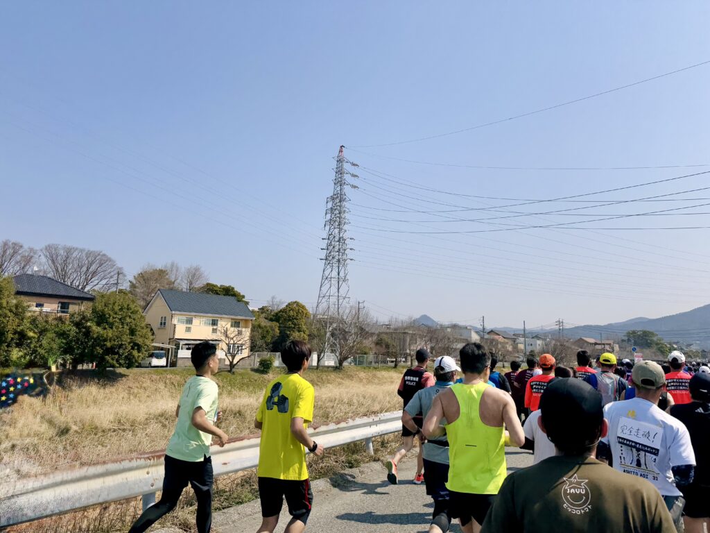 豊橋ハーフマラソン 大会中の様子