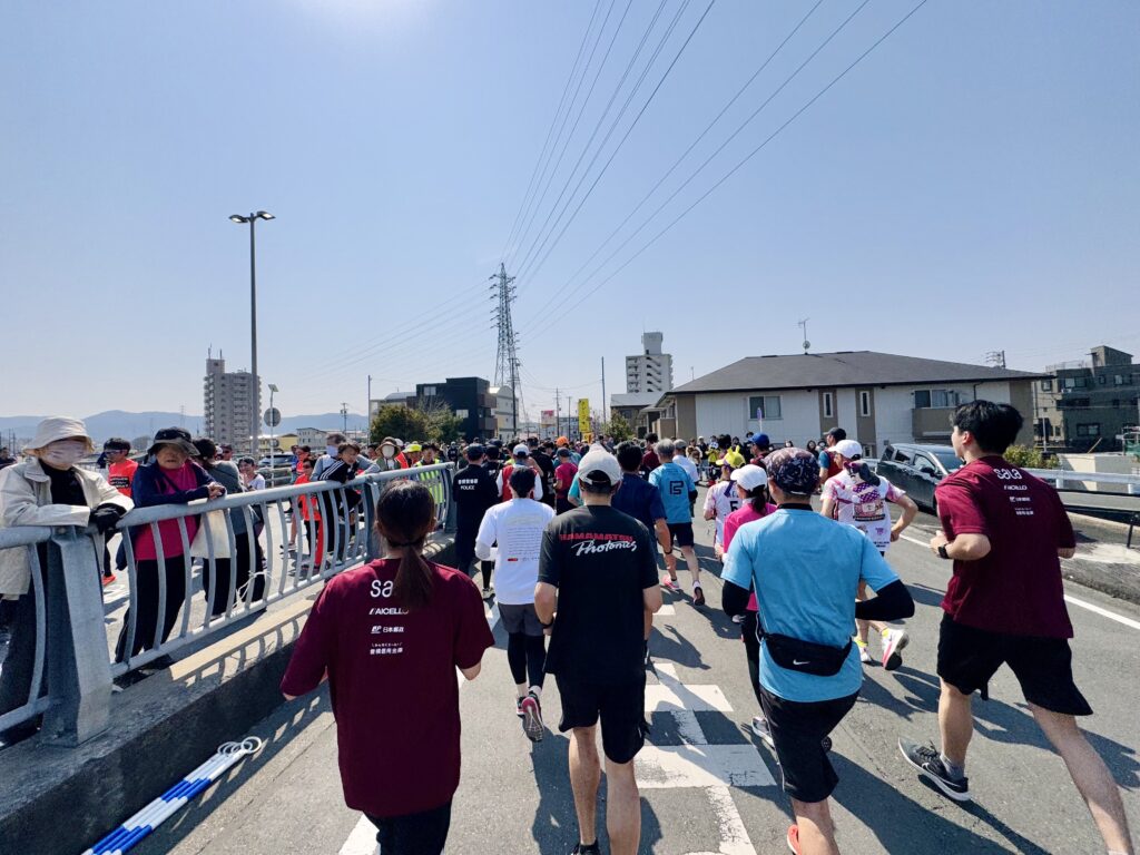 豊橋ハーフマラソン 大会中の様子