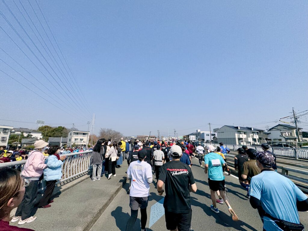 豊橋ハーフマラソン 大会中の様子