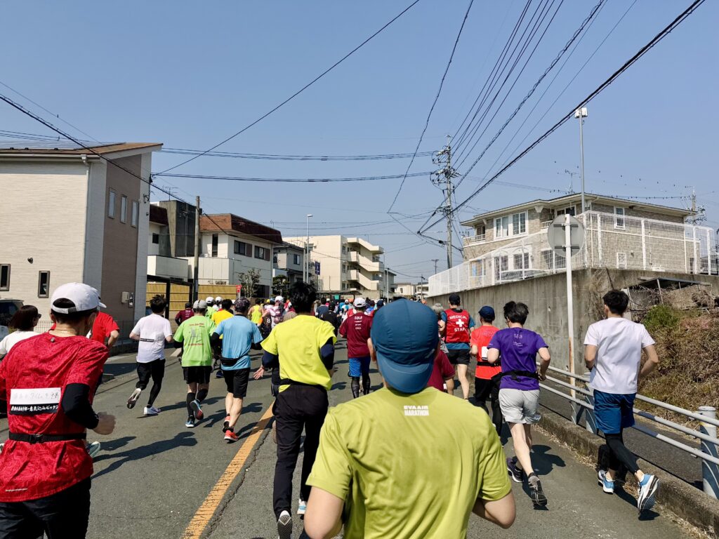 豊橋ハーフマラソン 大会中の様子
