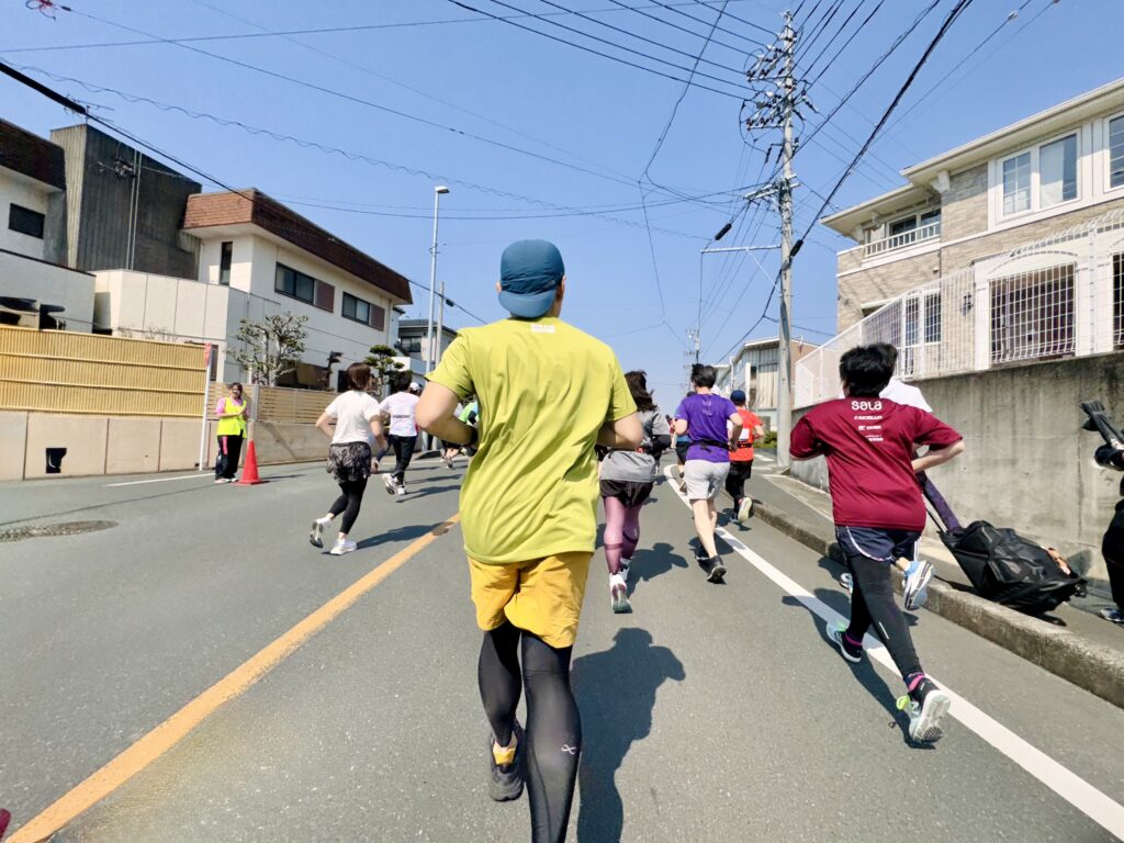 豊橋ハーフマラソン 大会中の様子