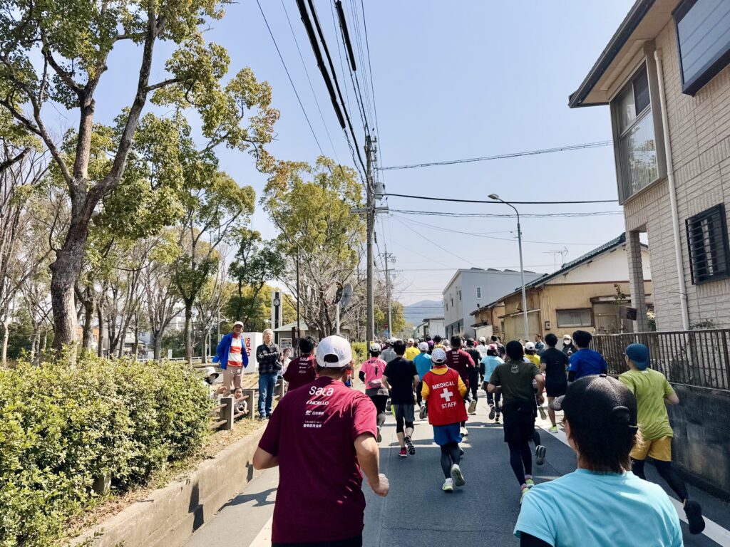 豊橋ハーフマラソン 大会中の様子