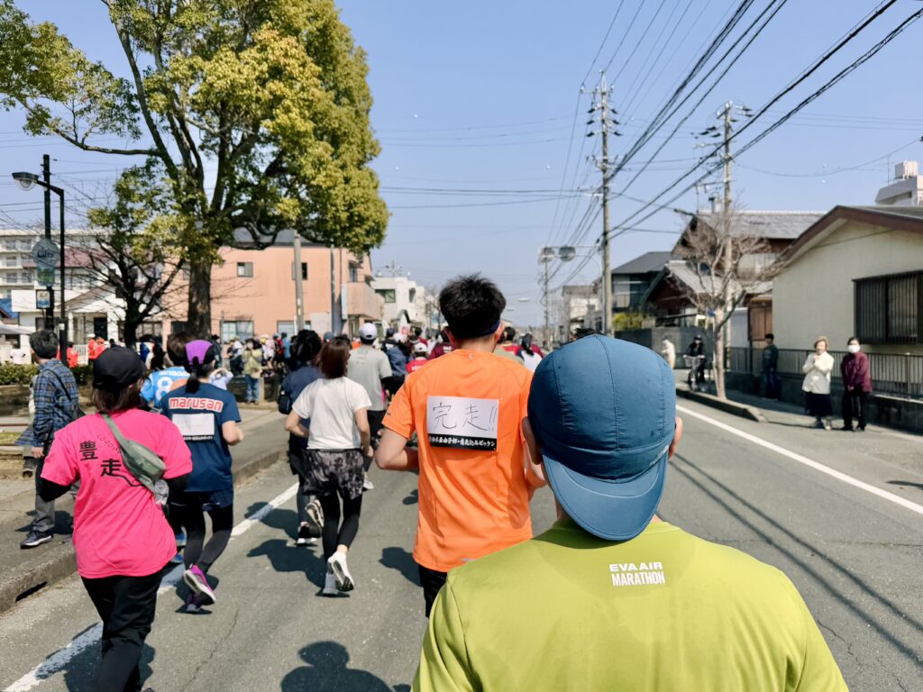 豊橋ハーフマラソン 大会中の様子