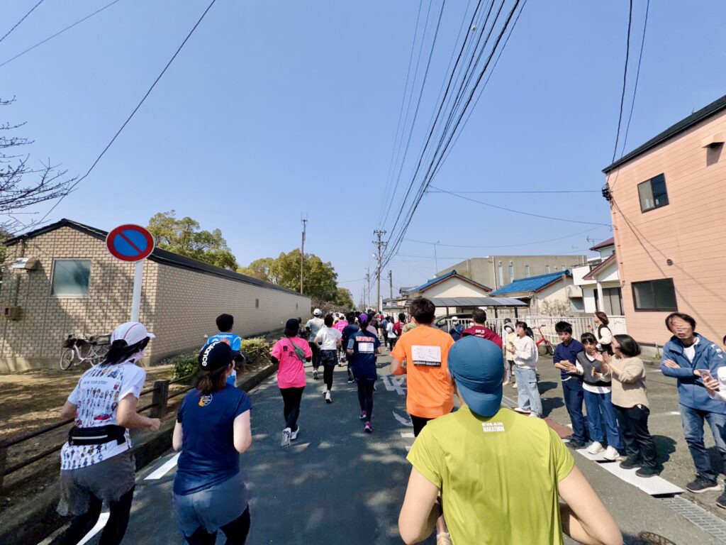 豊橋ハーフマラソン 大会中の様子