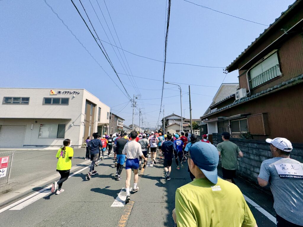豊橋ハーフマラソン 大会中の様子