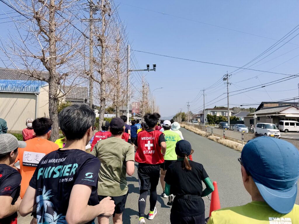 豊橋ハーフマラソン 大会中の様子