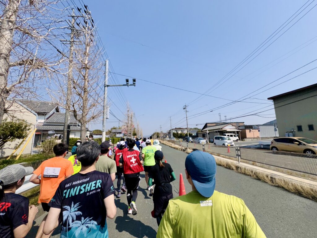 豊橋ハーフマラソン 大会中の様子