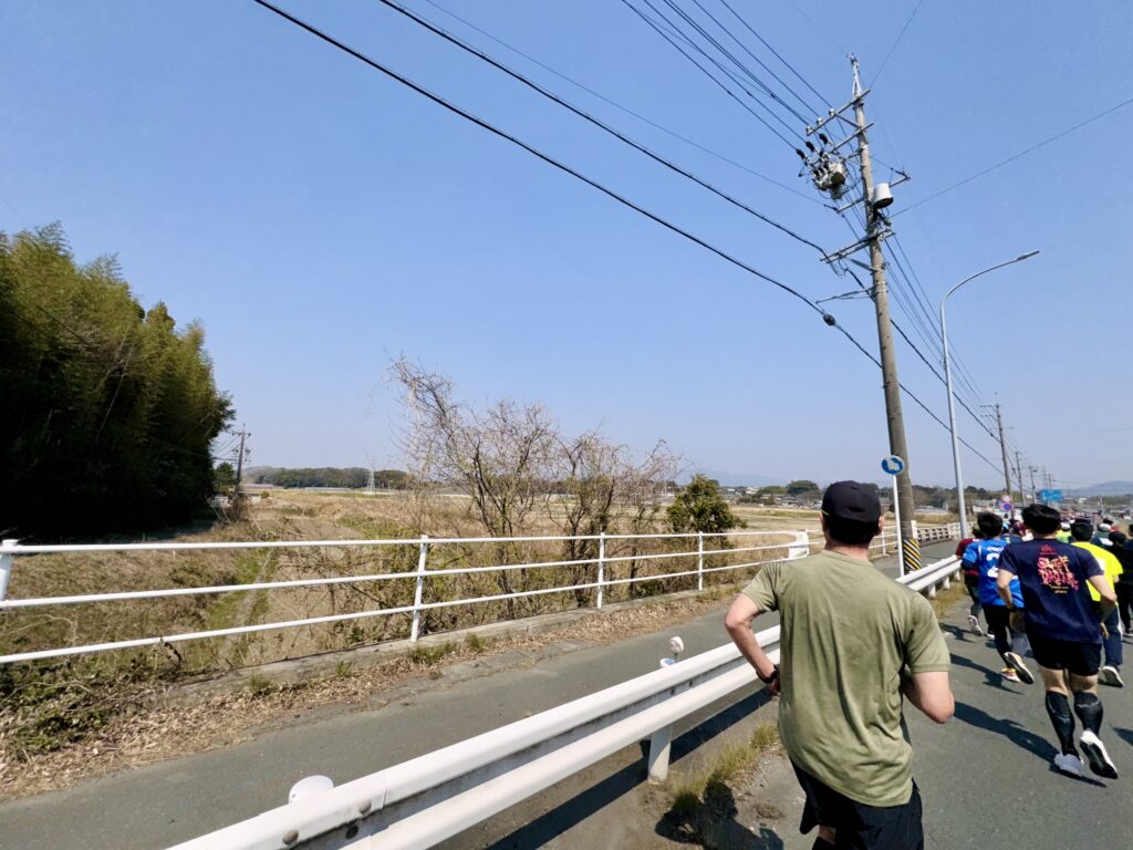 豊橋ハーフマラソン 大会中の様子