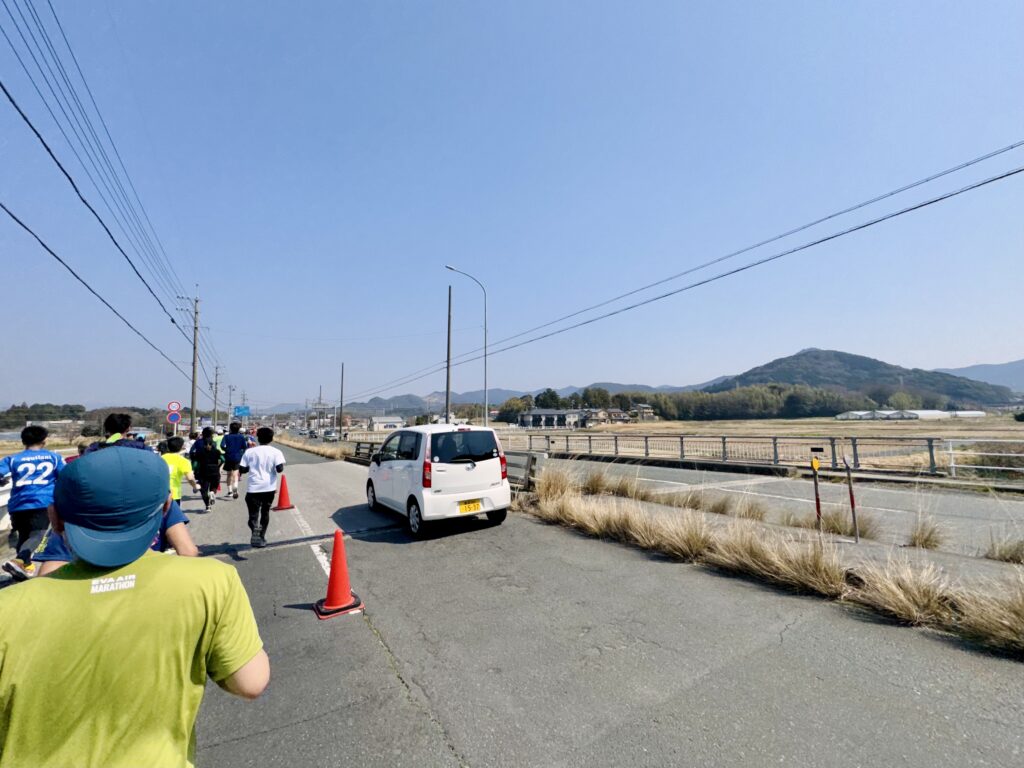 豊橋ハーフマラソン 大会中の様子