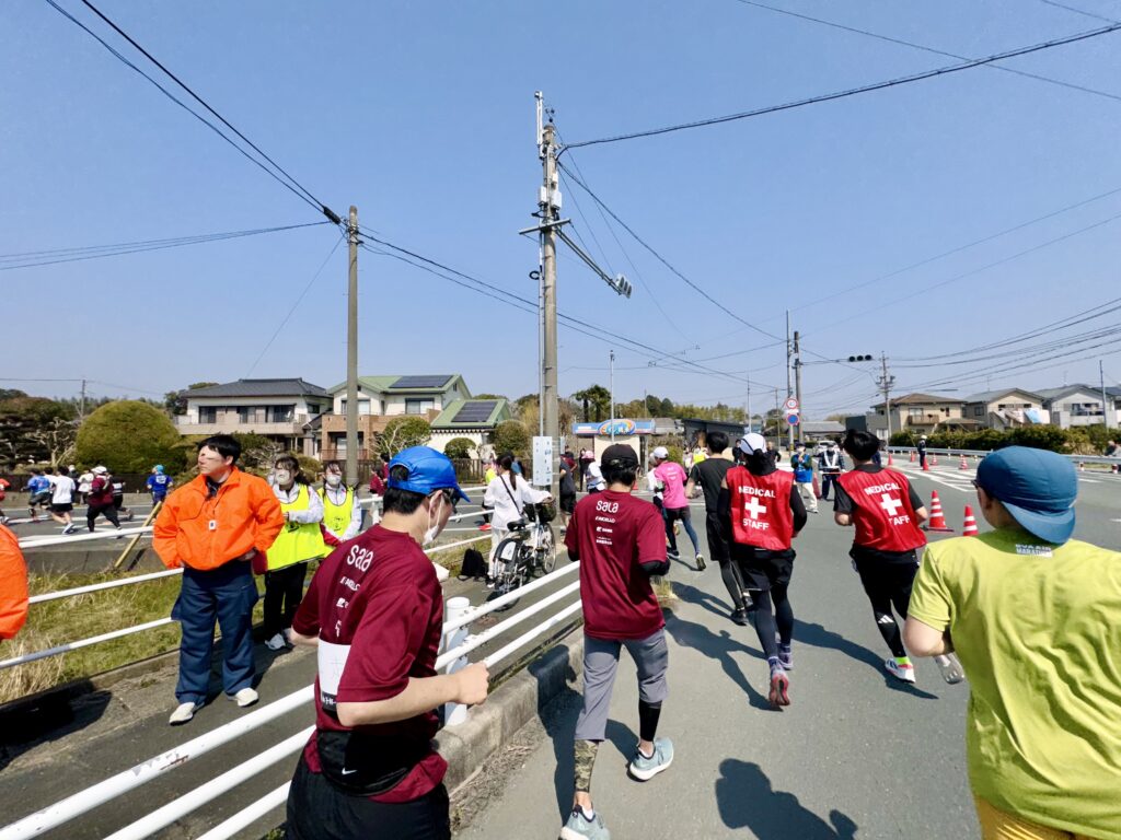 豊橋ハーフマラソン 大会中の様子