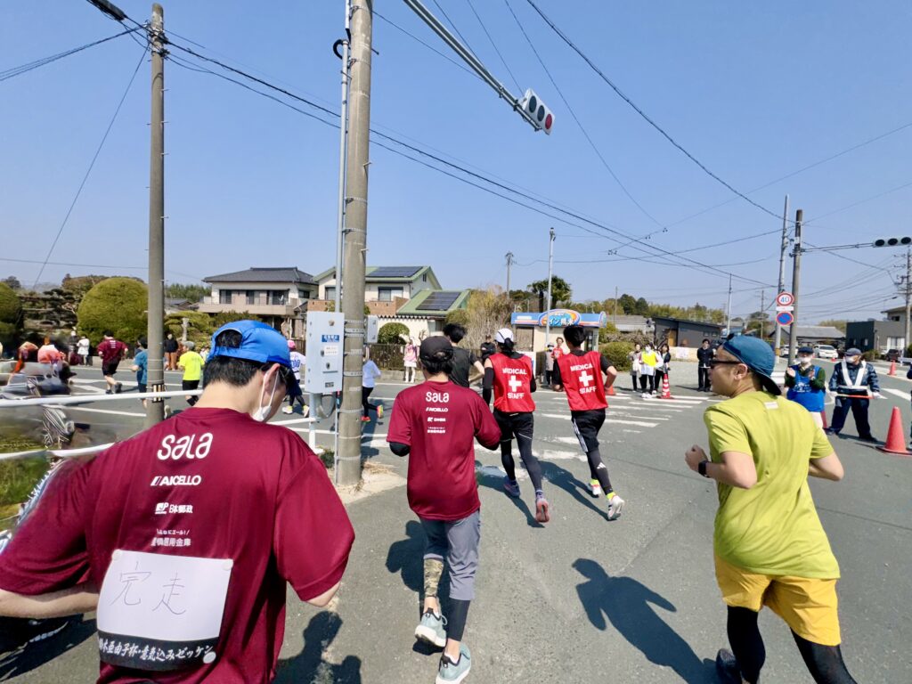 豊橋ハーフマラソン 大会中の様子