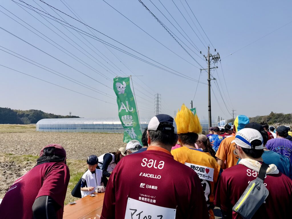 豊橋ハーフマラソン 大会中の様子