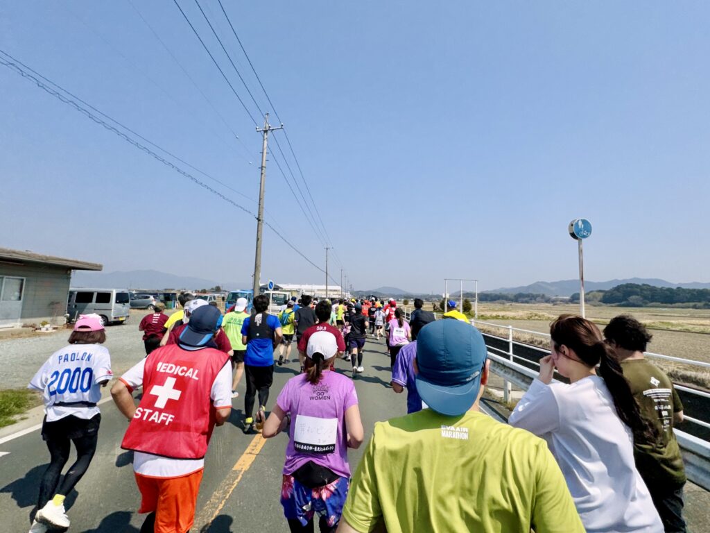 豊橋ハーフマラソン 大会中の様子