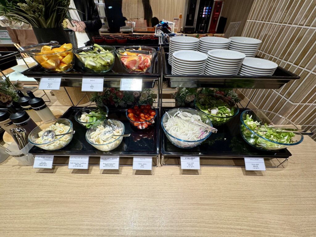 ドーミーイン豊橋 朝食 サラダコーナー