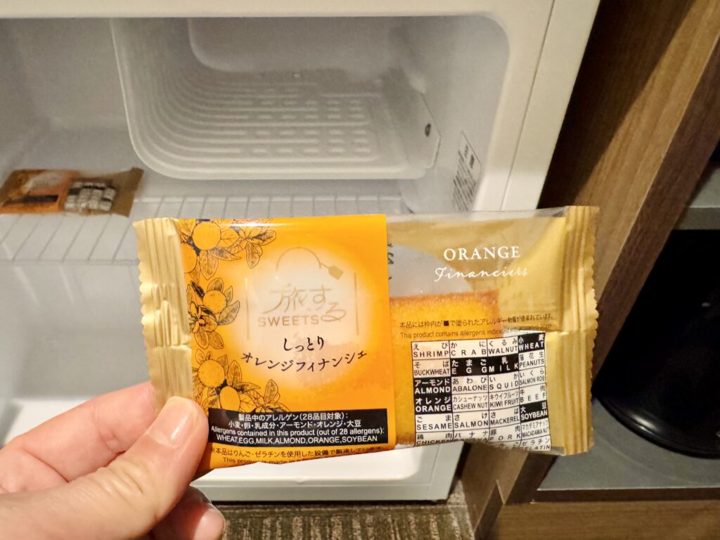 ドーミーインEXPRESS豊橋 客室 ウェルカムスイーツ