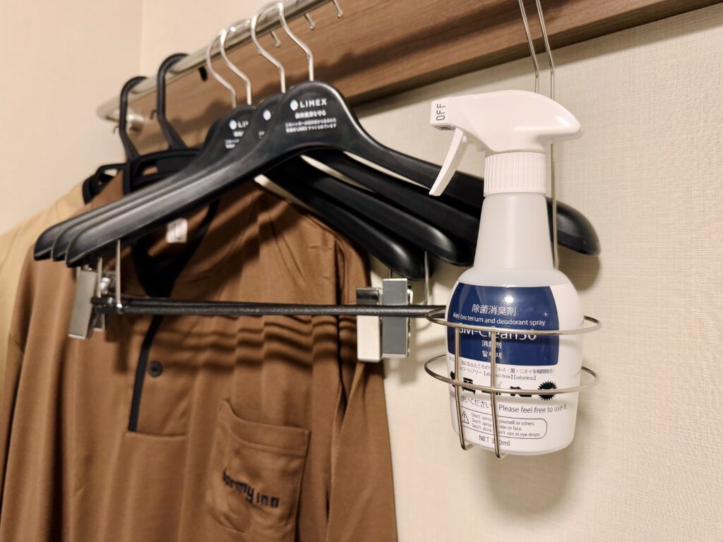 ドーミーインEXPRESS豊橋 客室 消臭スプレー