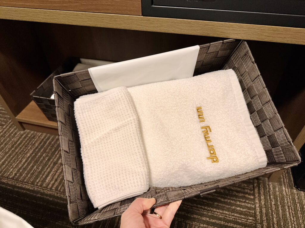 ドーミーインEXPRESS豊橋 客室 タオルセット