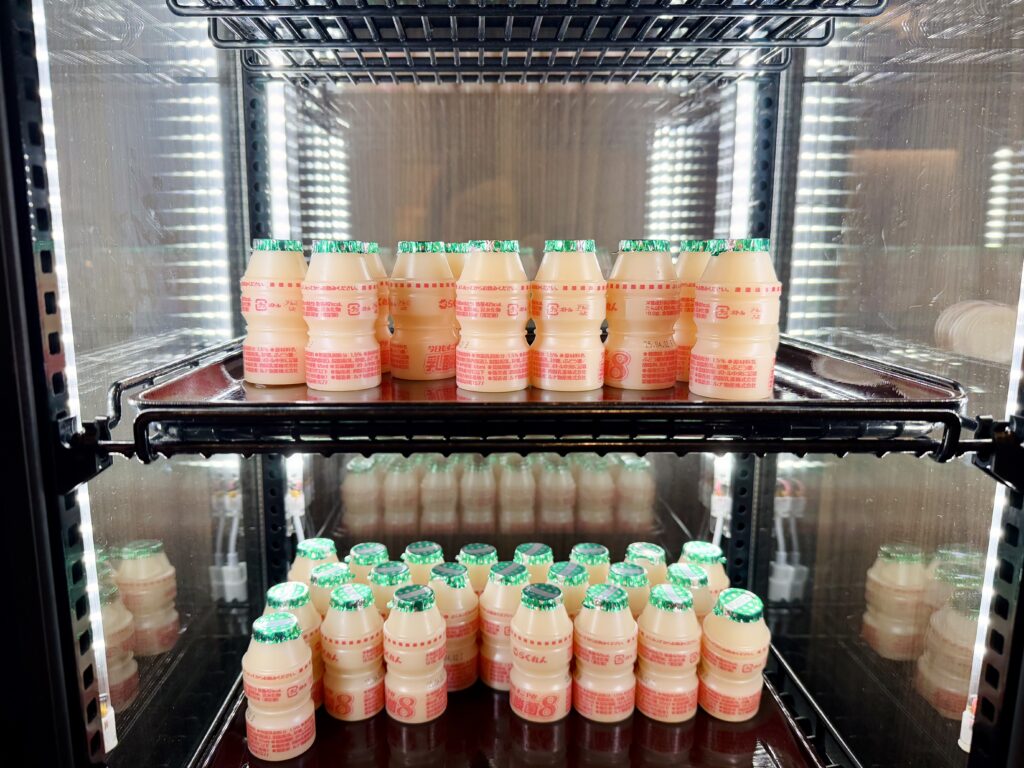 ドーミーインEXPRESS豊橋 無料 湯上がりサービスの乳酸菌飲料